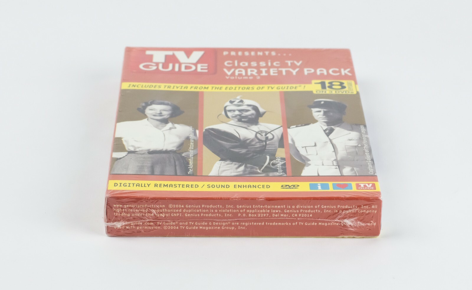 TV Guide Classic TV Variety Pack Volume 2 Black And White DVD 3 Disc Pack Sealed