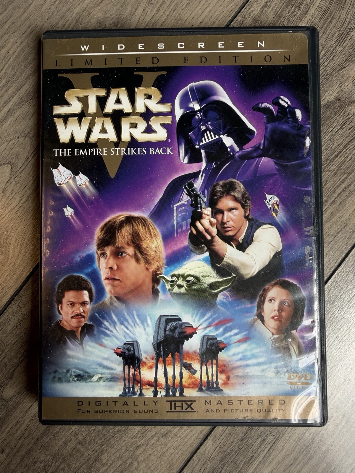 Star Wars The Empire Strikes Back DVD Limited Widescreen Mark Hamill Ford 2004