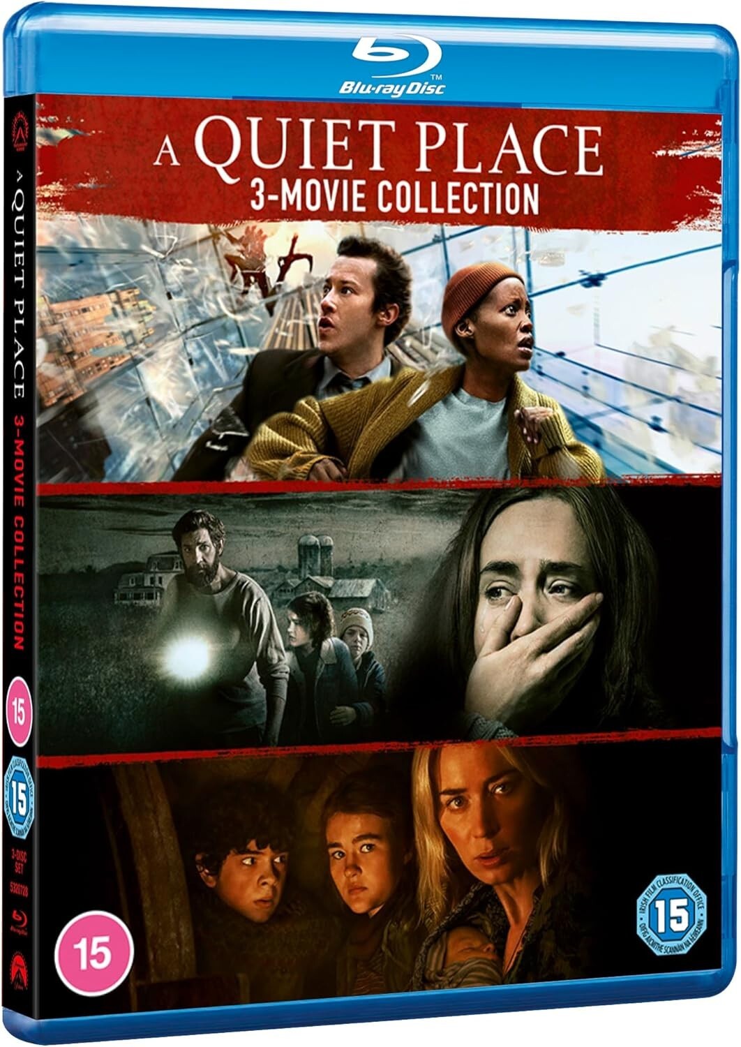 A QUIET PLACE 3 Movie Collection Trilogy Blu-Ray NEW (USA Compatible)