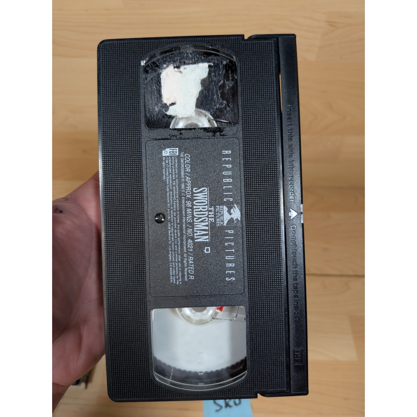 The Swordsman VHS 1992 Republic Pictures !1 FREE When You Buy 2!
