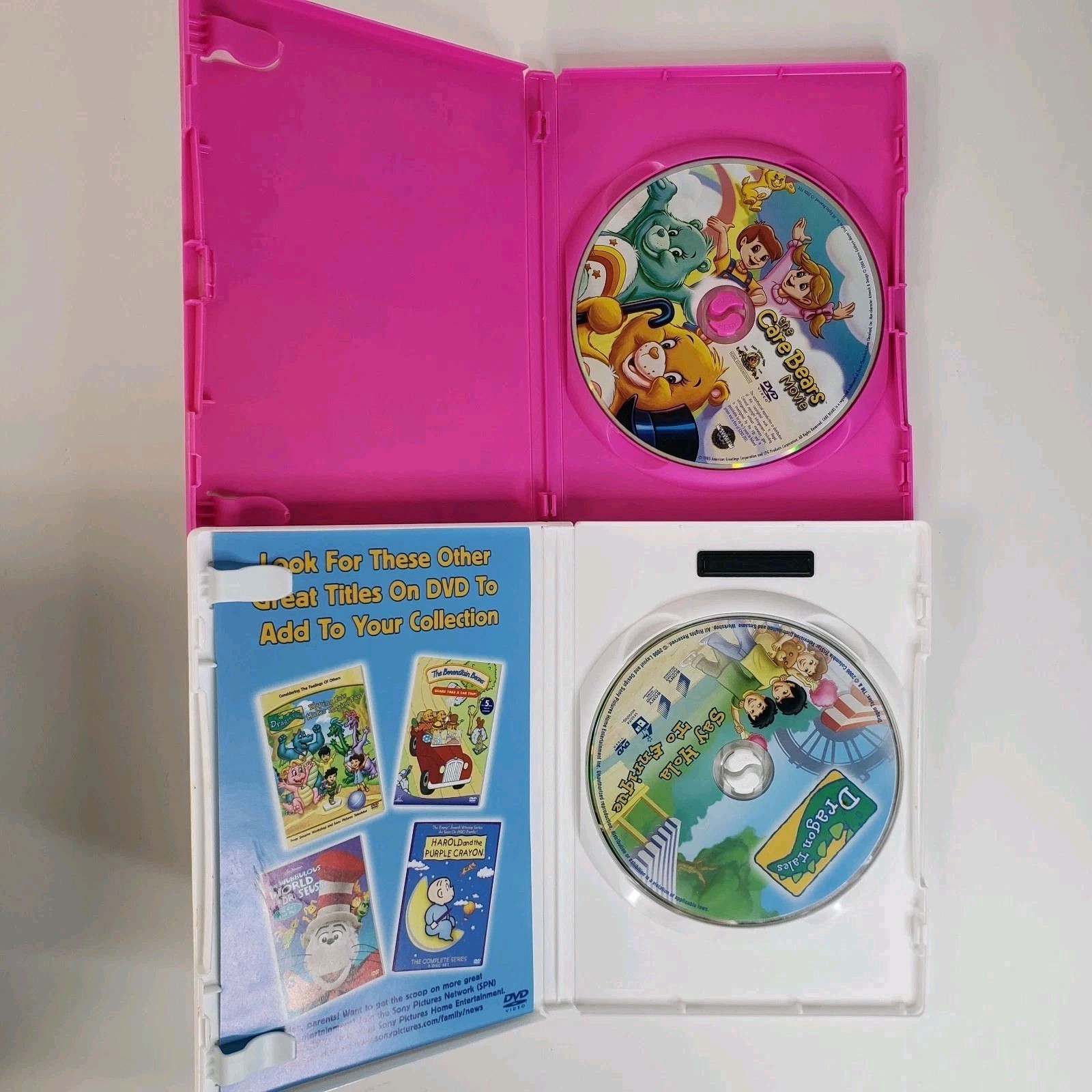 16 Kids DVD Lot Curious George Little Einsteins Caillou Thomas Care Bears Barbie