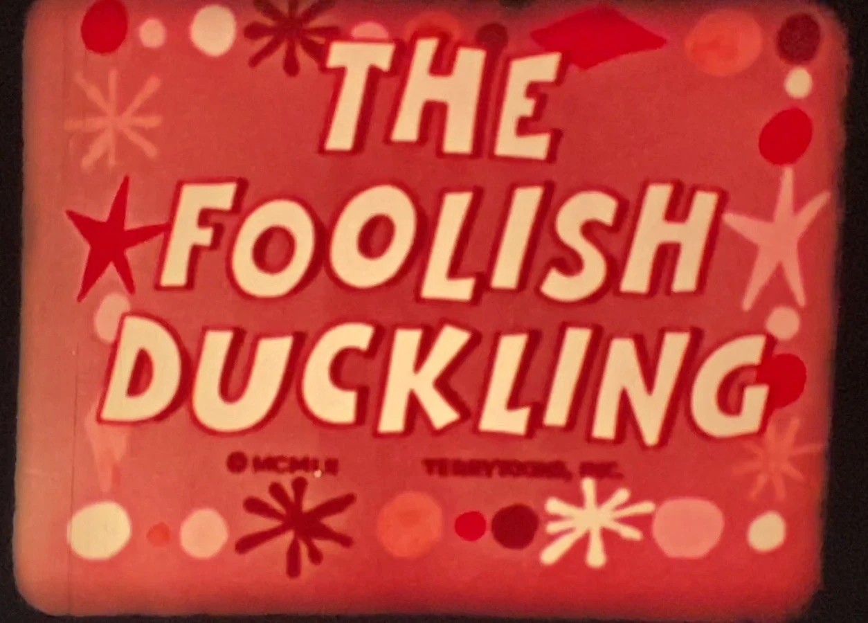 Dinky Duck In “Foolish Duckling” (1952), Super 8mm Film Sound, Terrytoons