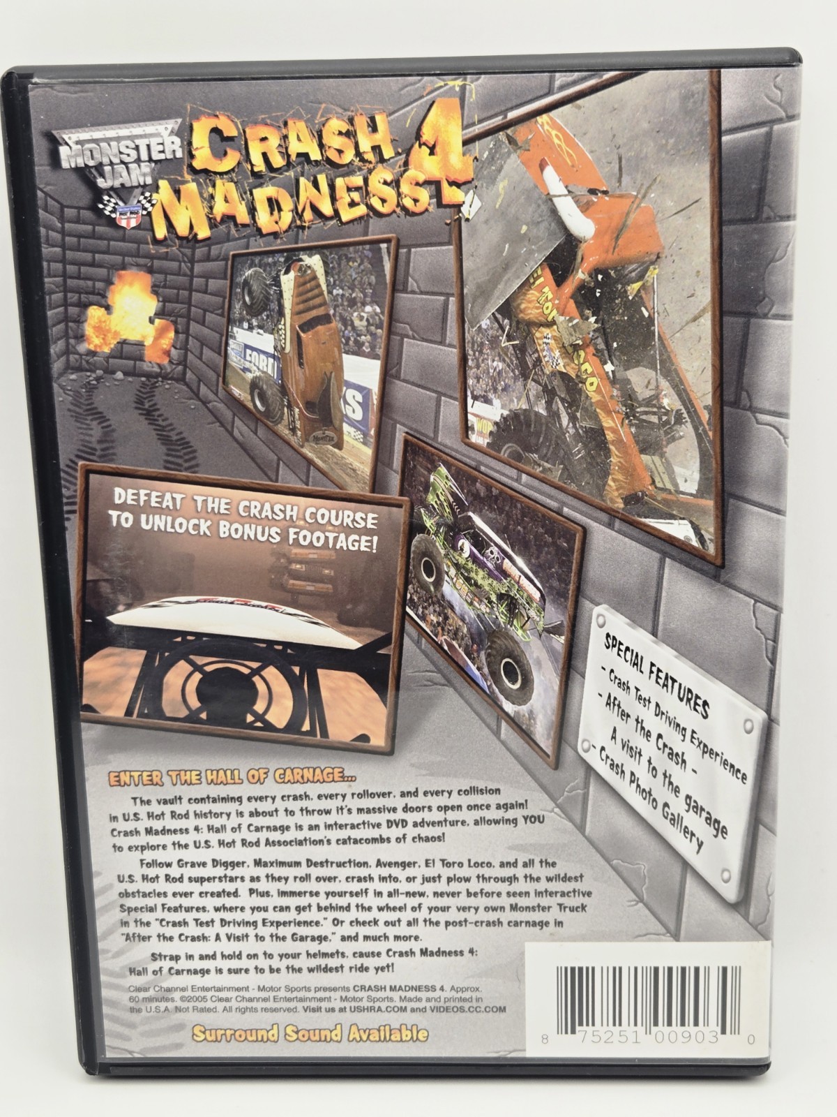 Monster Jam DVD Lot World Finals All Access Grave Digger Crash Madness 3 4 Truck