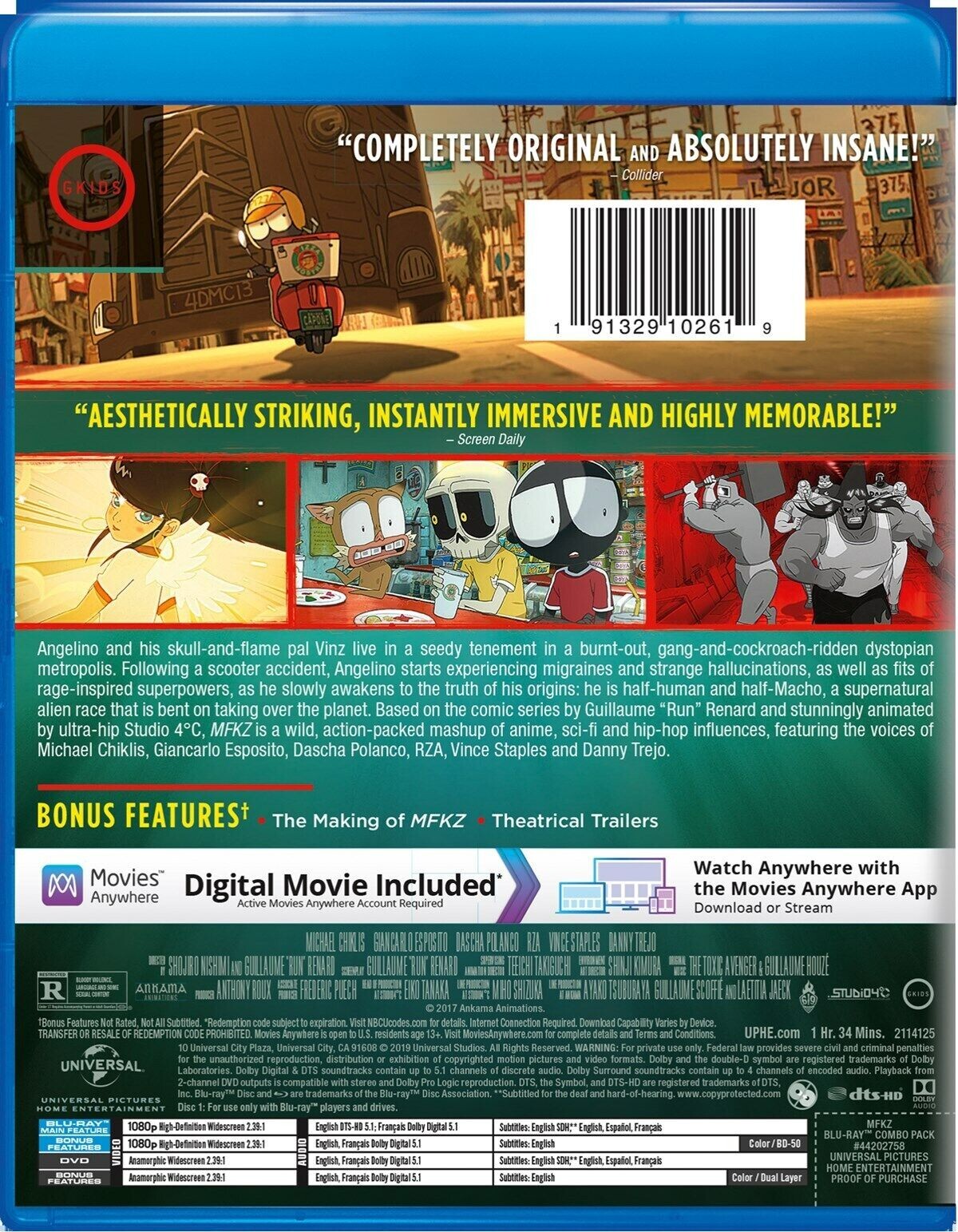 MFKZ Mutafukaz Blu-ray BD/DVD Digital M*F*K*Z – Tay Lee *NEW/SEALED* FREE SHIP