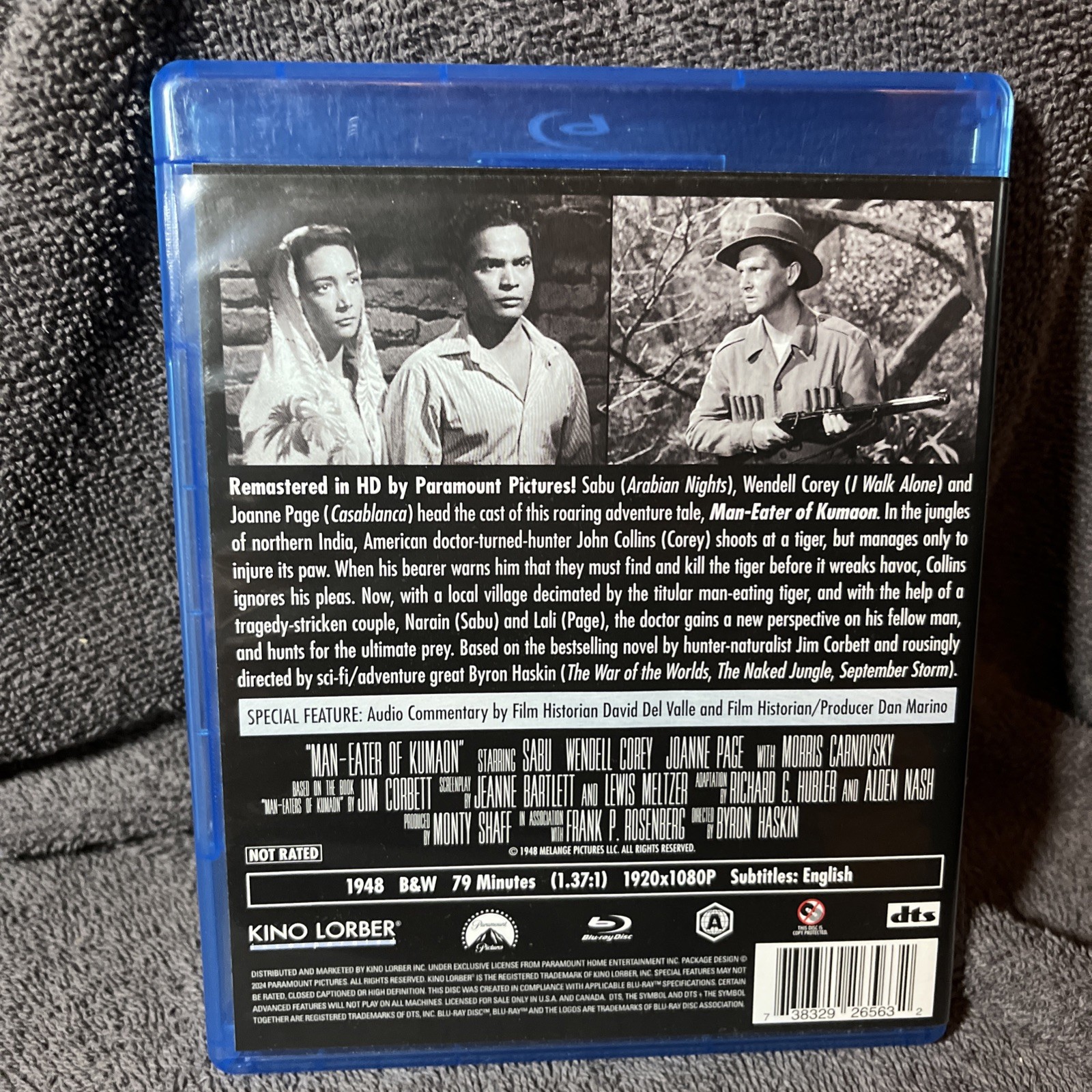 Kino Lorber Man-Eater of Kumaon Blu-ray 1948 Paramount Pictures Jungle Adventure