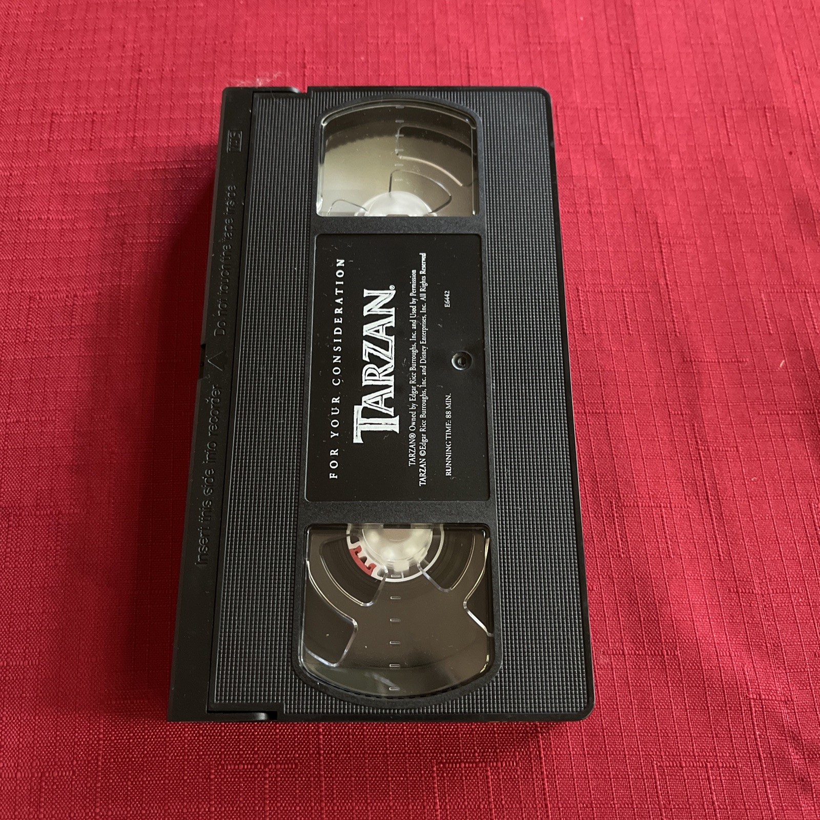 TARZAN Disney VHS Movie 1999 FYC Academy screener Keane RARE MINT