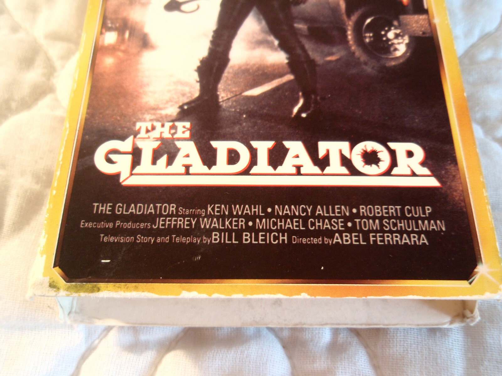 THE GLADIATOR VHS KEN WAHL ROBERT CULP NANCY ALLEN ABEL FERRARA VIGILANTE TRUCK