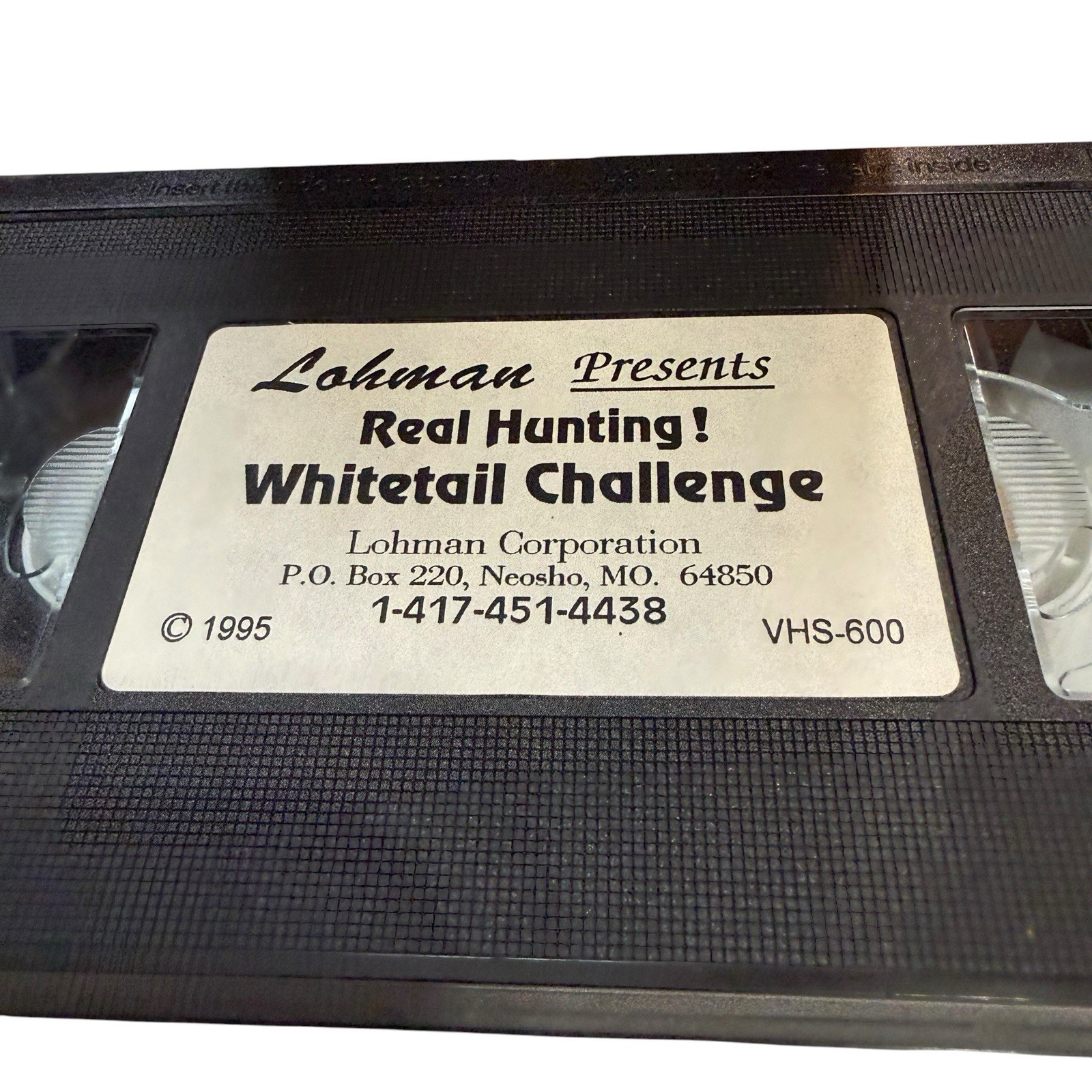VHS Real Hunting Whitetail Challenge Lohman Bow Rifle Shotgun 1995 60 Mins OOP