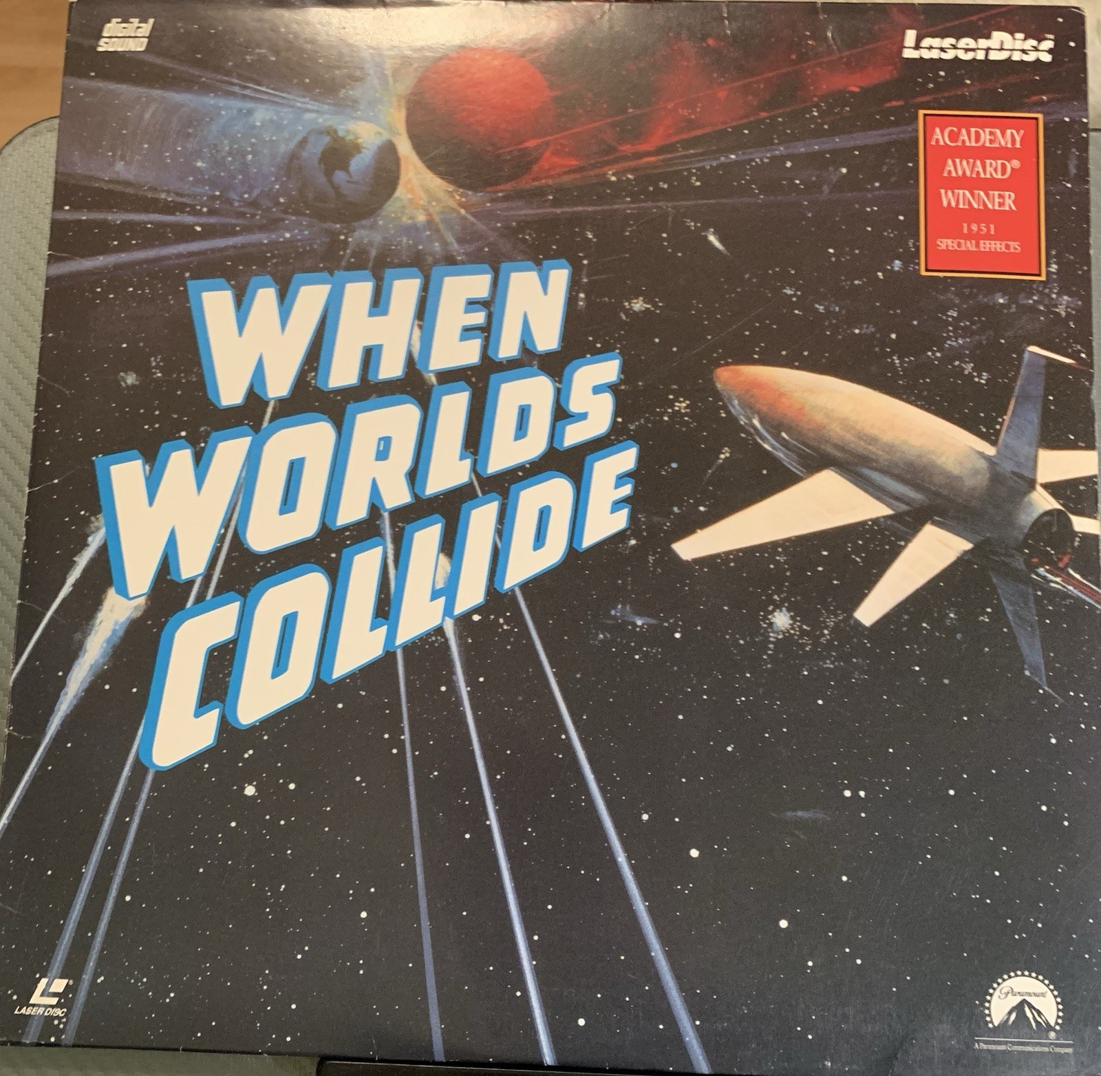 When Worlds Collide Laserdisc RARE Sci Fi Disaster Movie Award Winner UNTESTED**