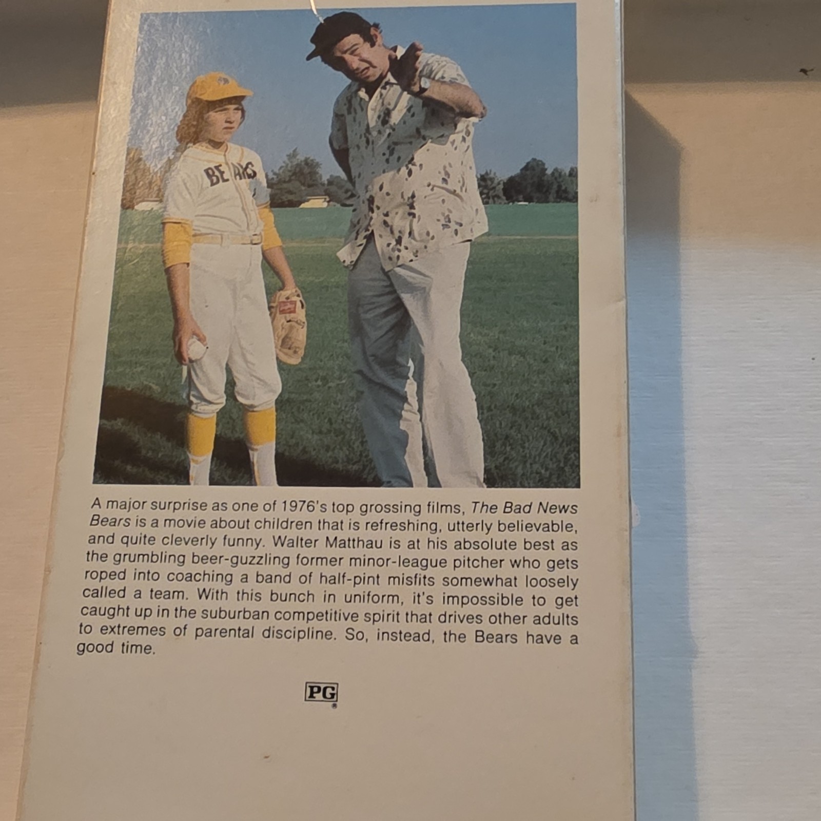 Paramount The Bad News Bears VHS NTSC 1976 PG Full Screen Michael Ritchie