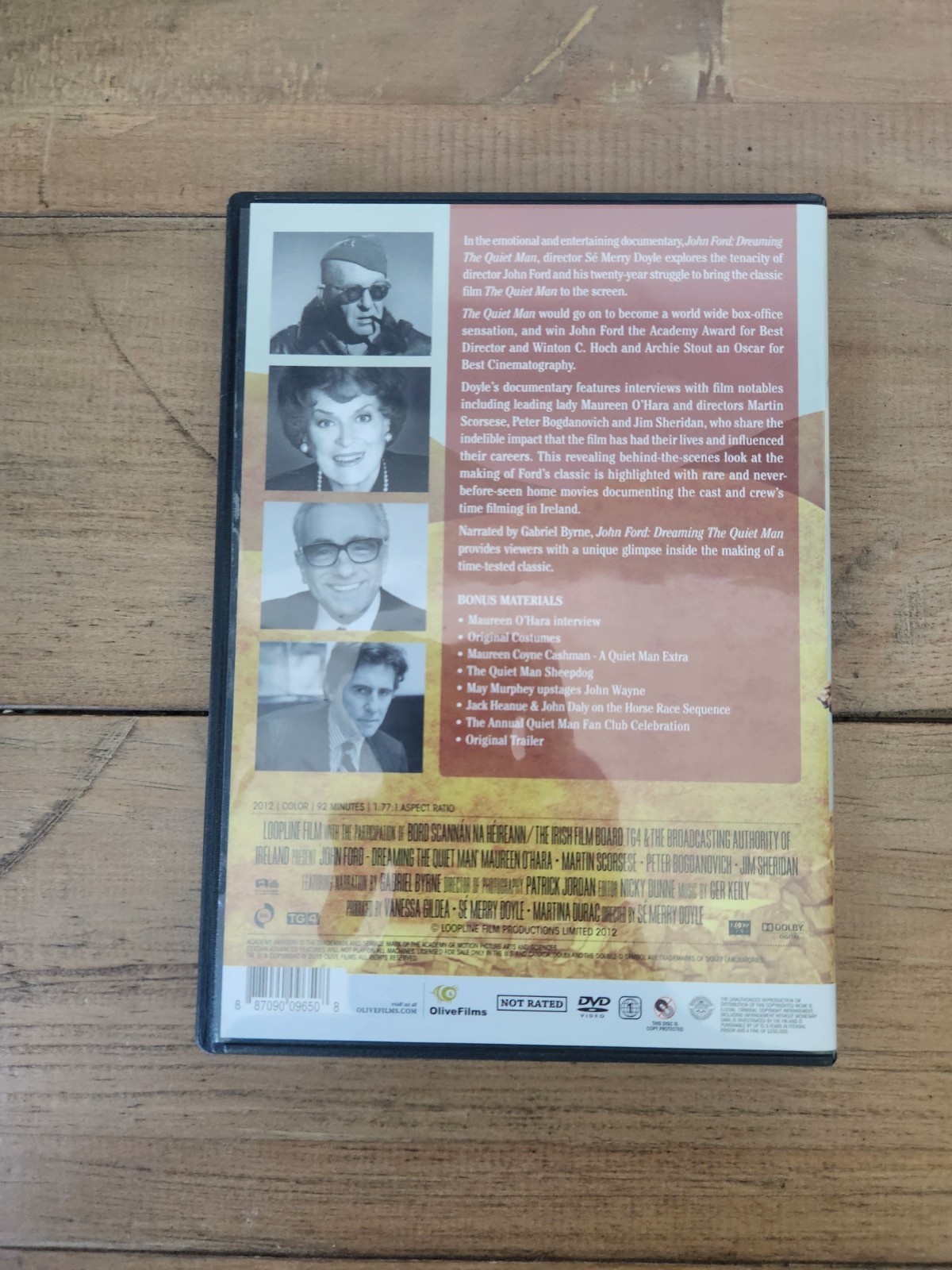 John Ford: Dreaming the Quiet Man (DVD, 2010) OLIVE FILM