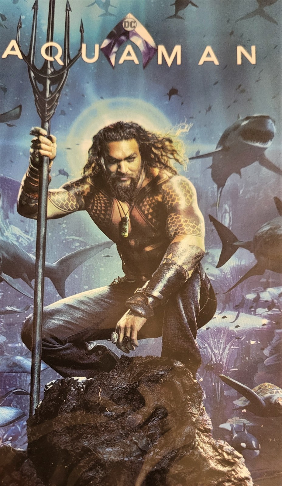 DVD Aquaman FACTORY SEALED Warner Bros JASON MOMOA DC Comics PG-13 143 Minutes