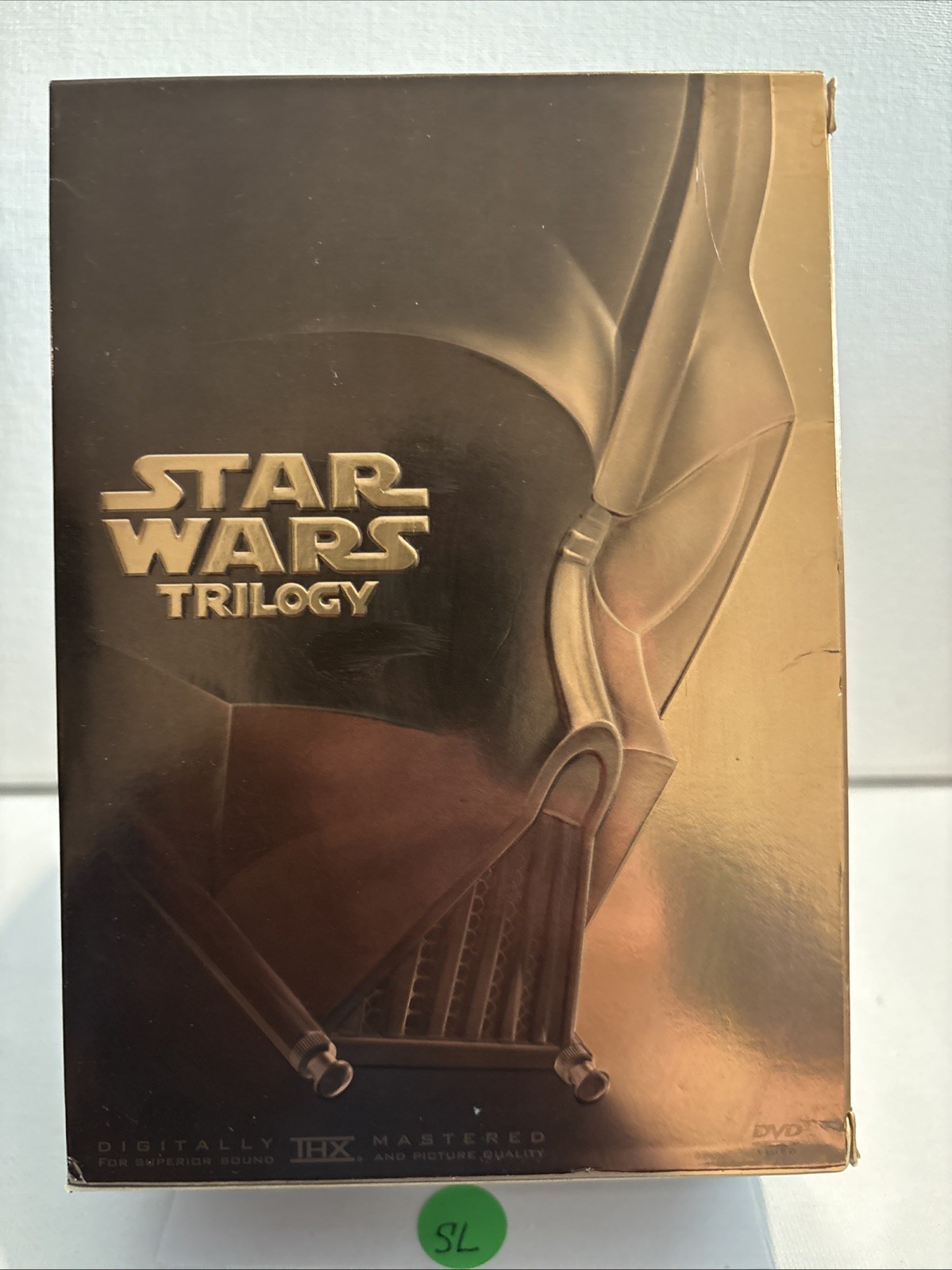 Star Wars Trilogy Remastered DVD Gold Box Set Full Screen. Read Notes! SL