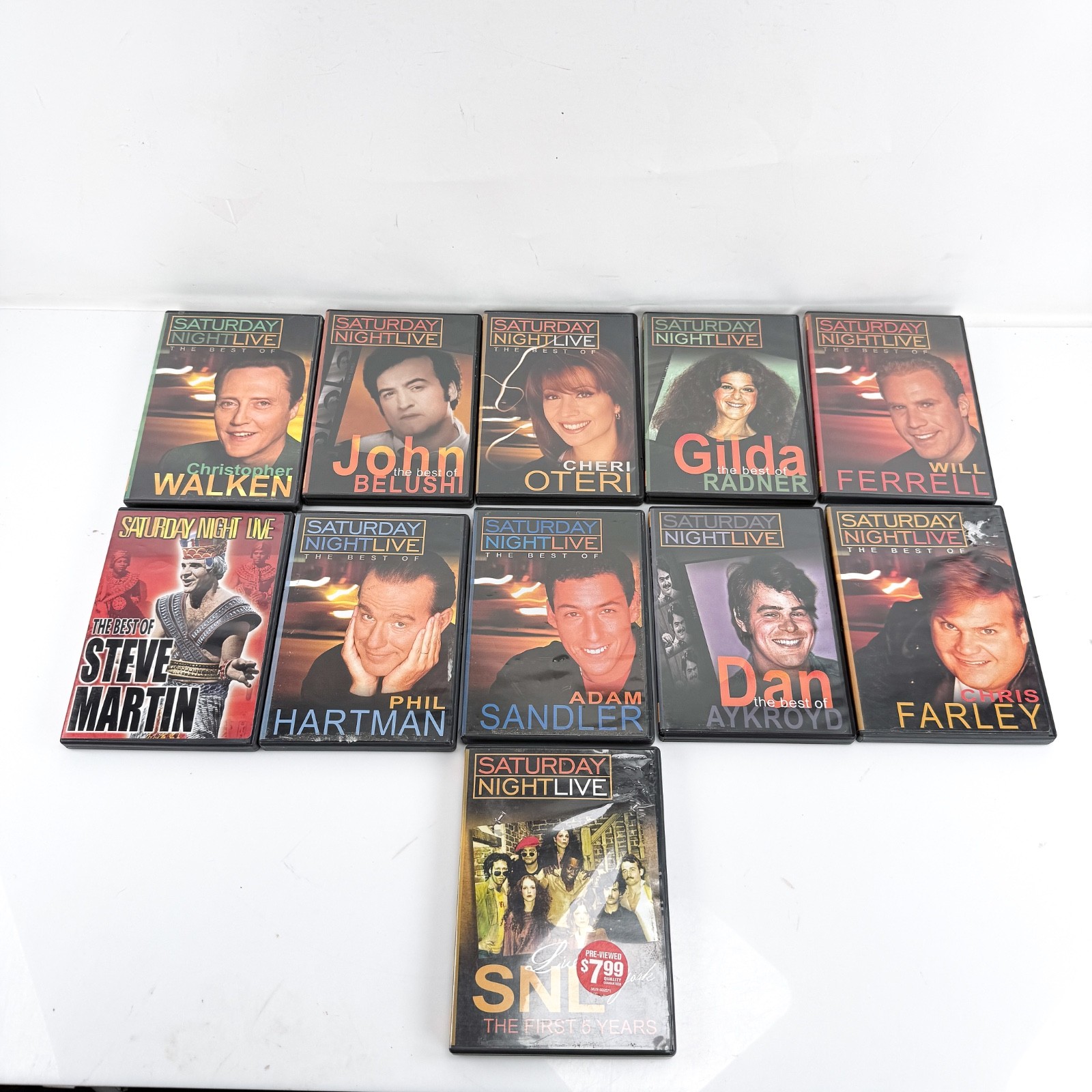 Saturday Night Live: The Best Of Collection – Lot of 11 DVDs (Ferrell, Walken)