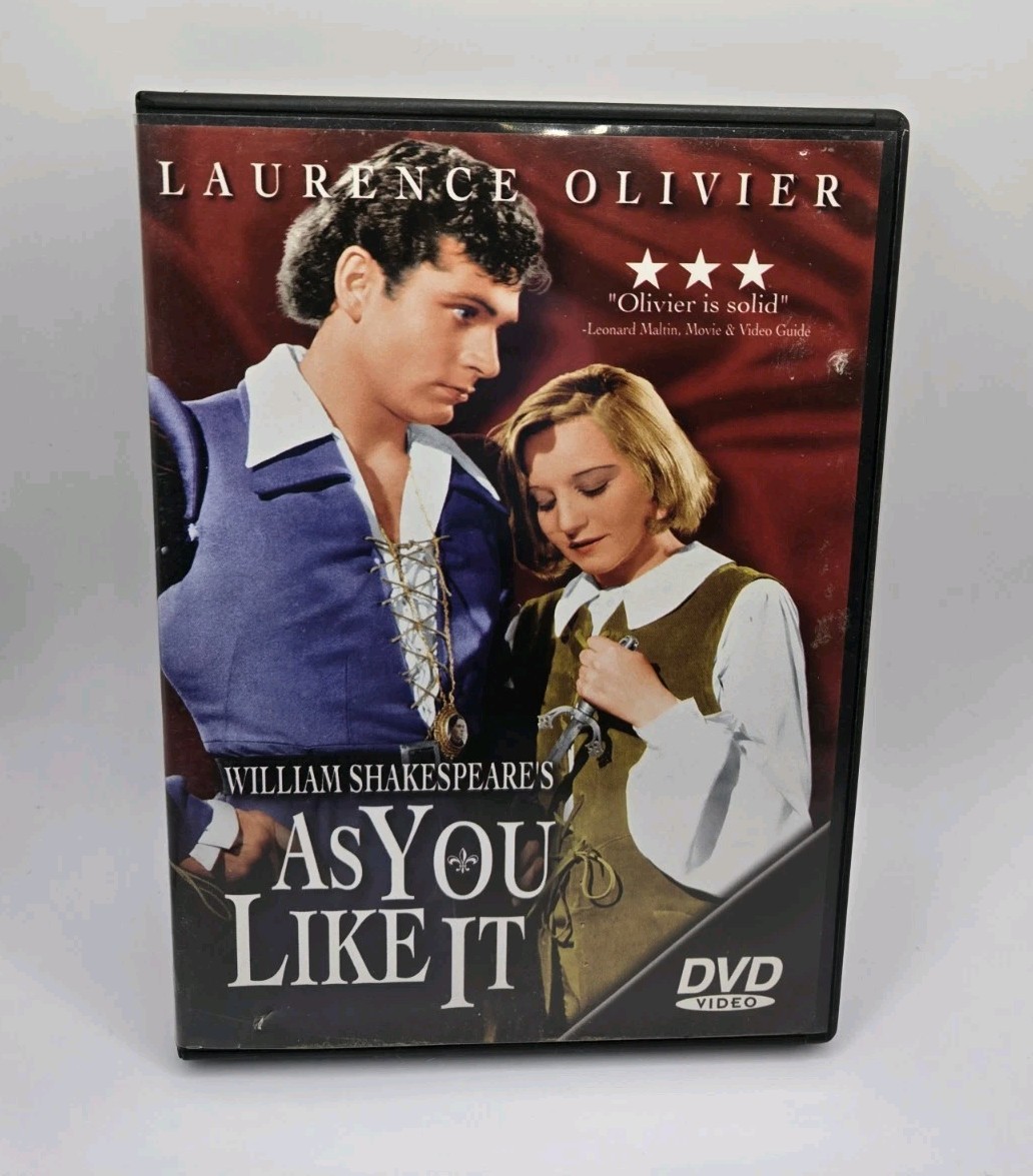 William Shakespeare’s AS YOU LIKE IT DVD 1936 Laurence Olivier Elizabeth Bergner