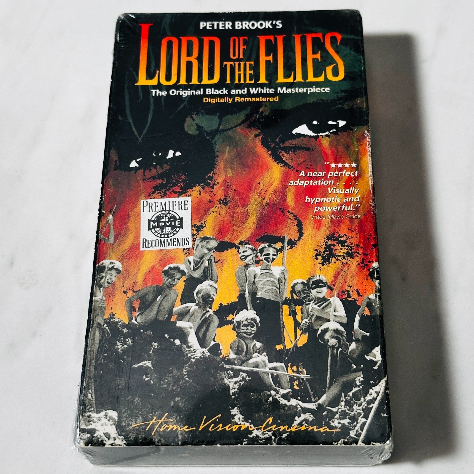 Peter Brook’s Lord of The Flies – VHS – New Sealed – Black and White Classic