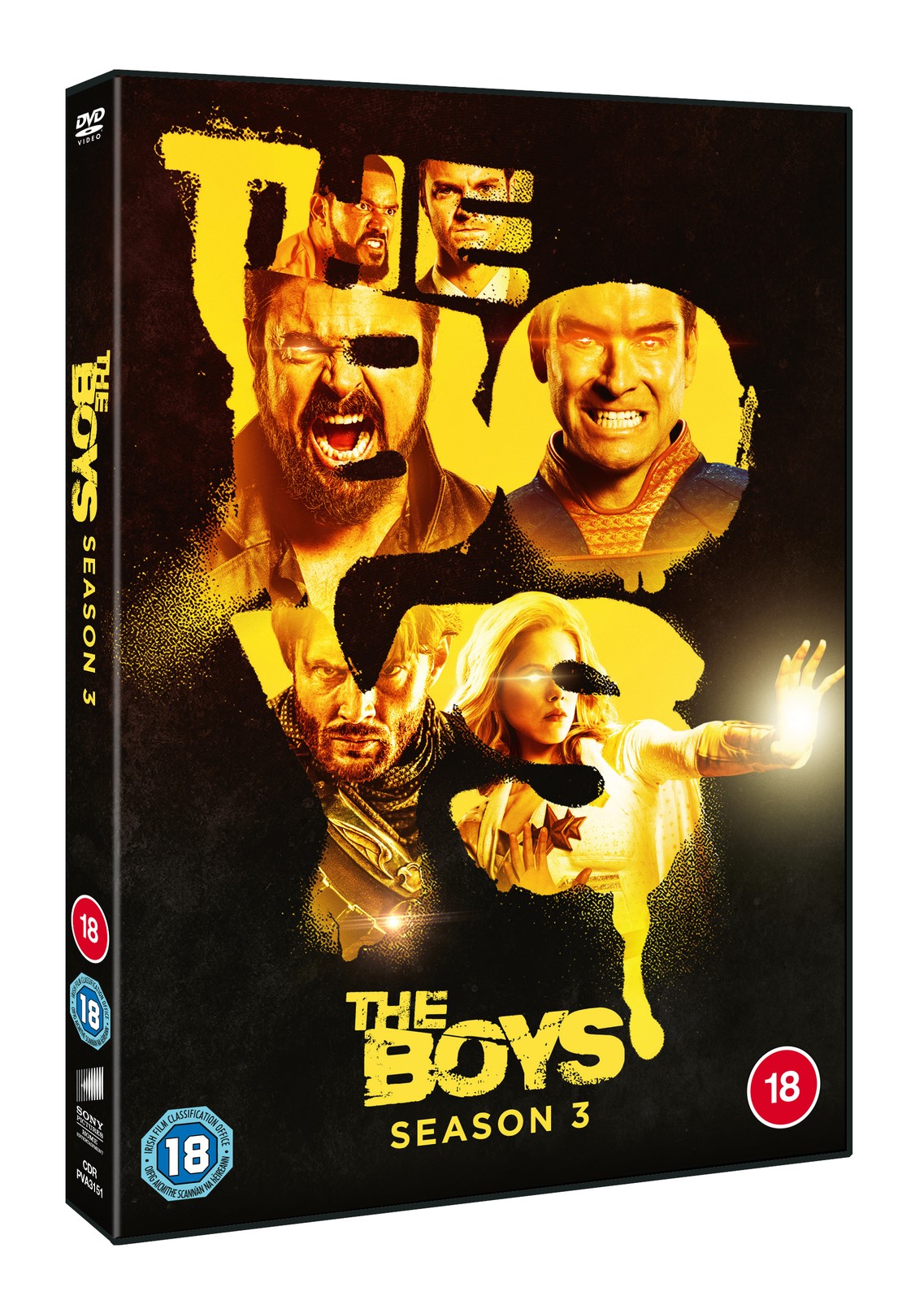 The Boys: Season 3 (DVD) Jensen Ackles Chace Crawford Laz Alonso (UK IMPORT)