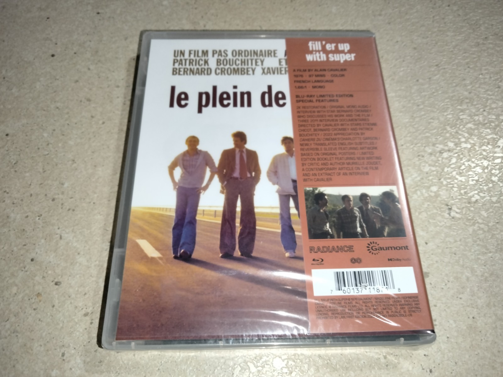 NEW Fill ‘er Up with Super Ltd. Blu-ray 1976 Radiance French Road English Subs