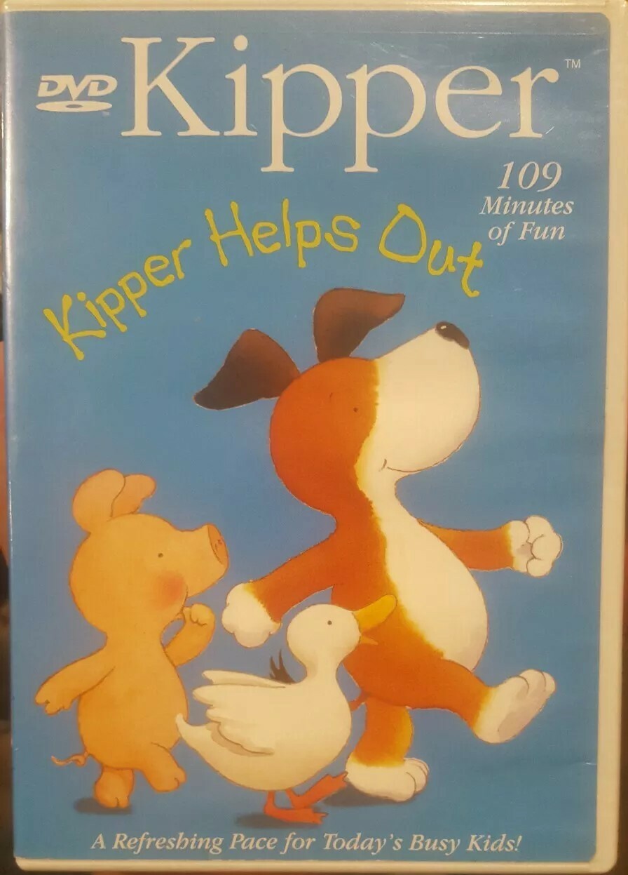 KIPPER: KIPPER HELPS OUT RARE DVD CHILDREN’S TV SHOW CARTOON ANIMATION 109 MINS
