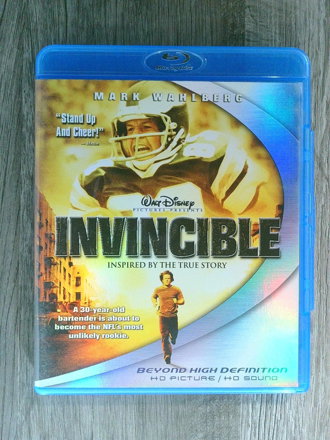 Invincible Blu-ray 2006 Mark Wahlberg Sports Drama Walt Disney
