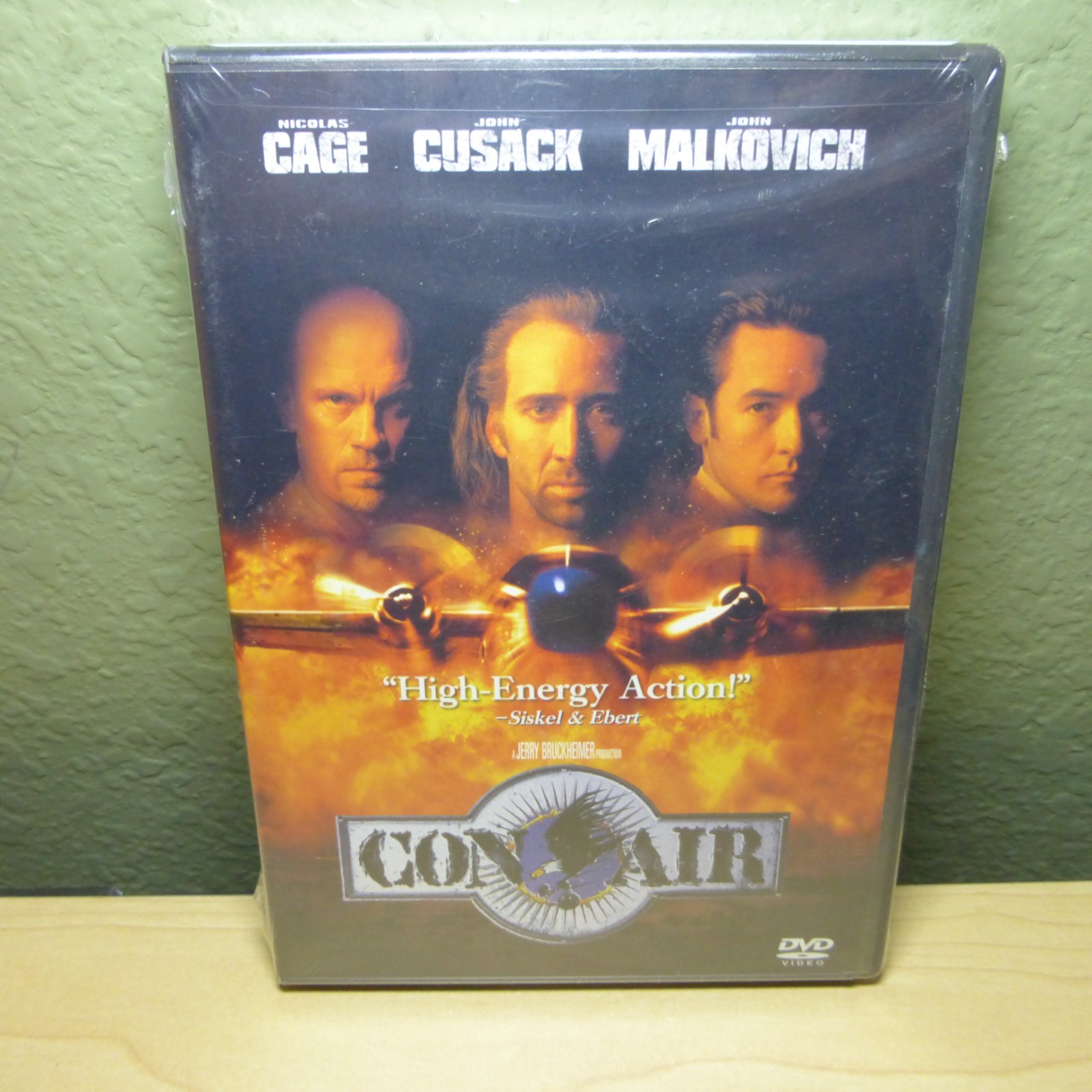 Con Air (DVD, 1997) Nicolas Cage John Cusack John Malkovich New Factory Sealed