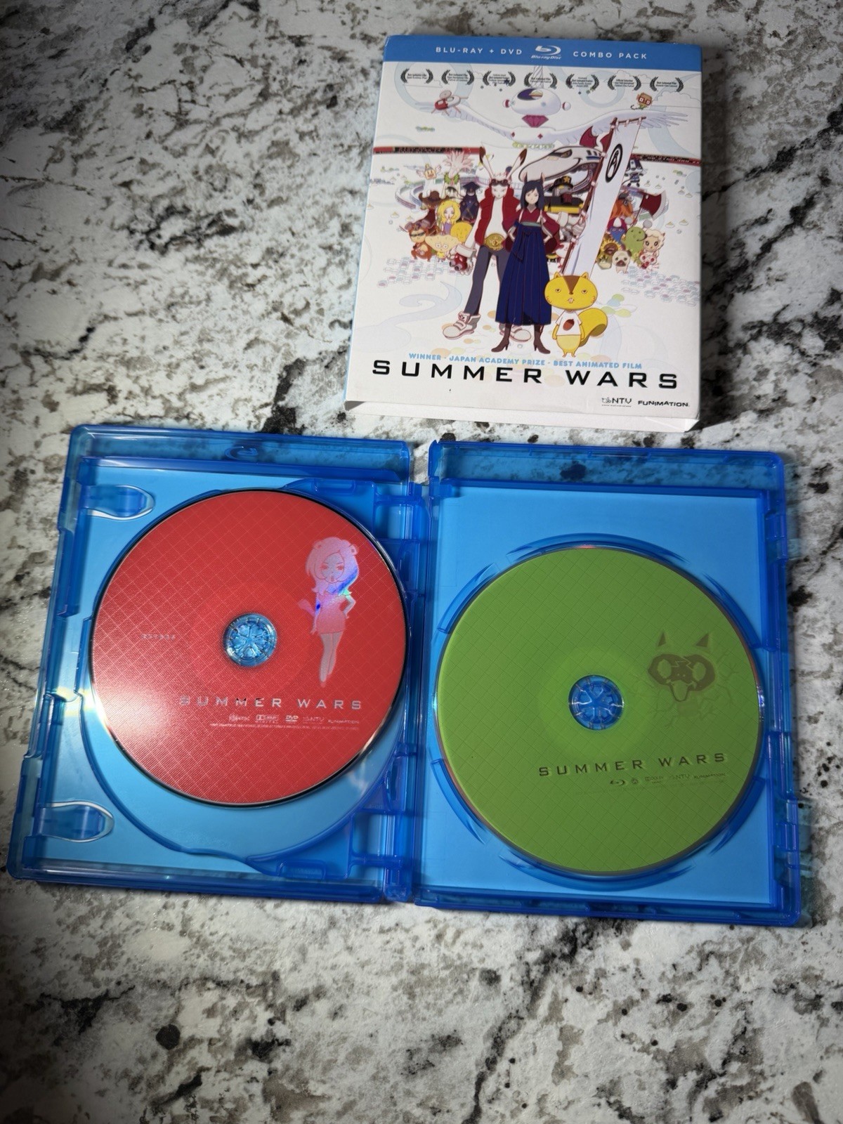 Summer Wars: Movie (Blu-ray + DVD Combo) Complete, 3 Disc, Slip Cover