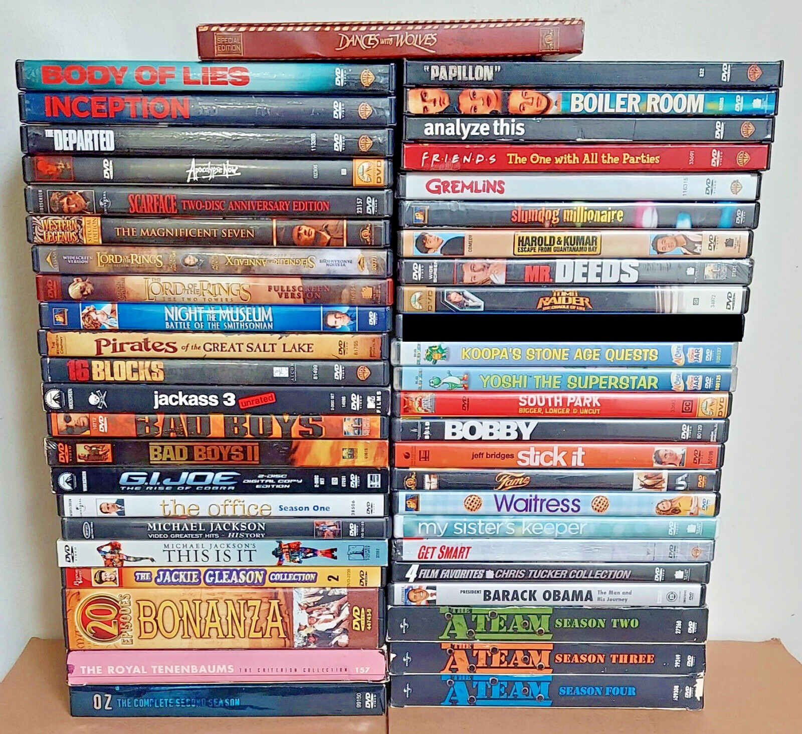 HUGE DVD MOVIE LOT Action Comedy Drama Western Family Cartoon TV Show Series Set