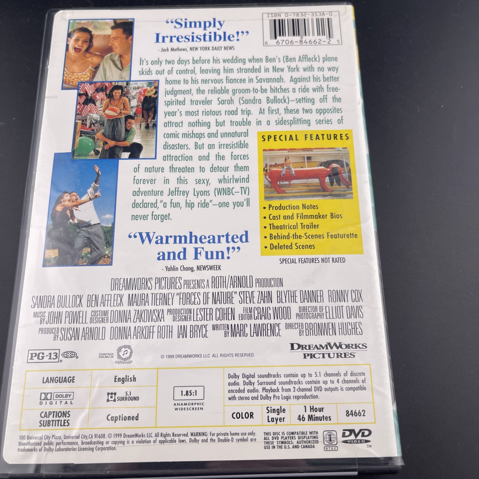 Forces of Nature (DVD, 1999)