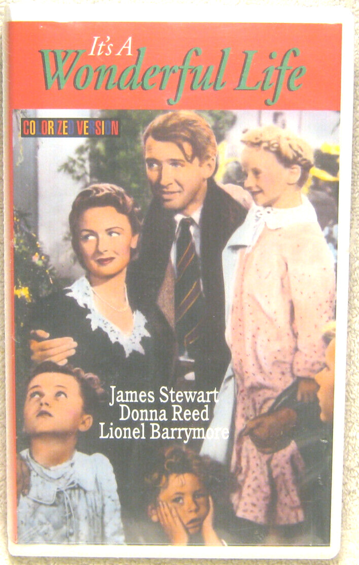 IT’S A WONDERFUL LIFE – VHS 1993 – COLORIZED VERSION – CLAMSHELL CASE – NEW