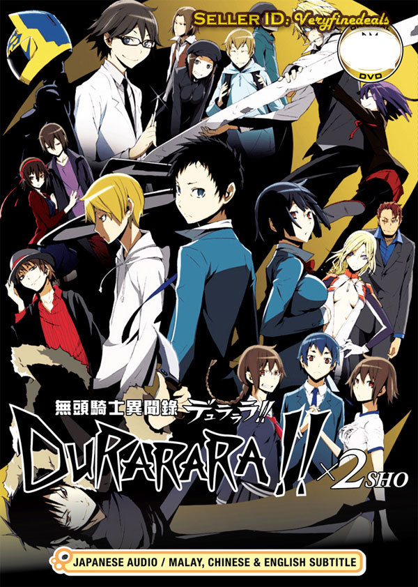 Durarara!! × 2 Sho DVD Complete Season 2 (1-12) – Anime English Sub