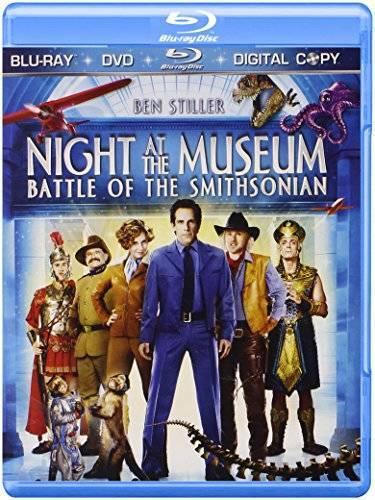 Night at the Museum: Battle of the Smithsonian (Three-Disc Blu-ray/DVD/Di – GOOD