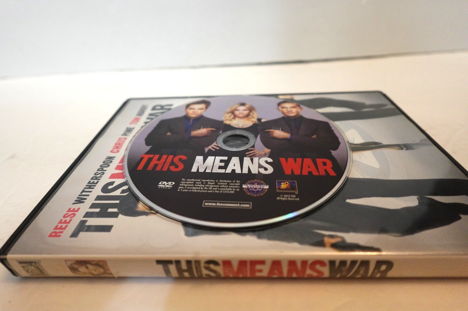 This Means War (DVD) (Reese Witherspoon/Chris Pine/Tom Hardy)