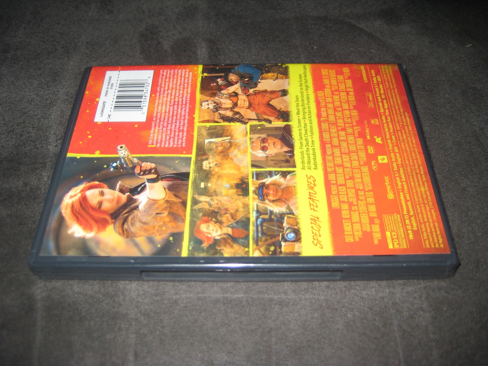 BORDERLANDS (DVD 2024) BRAND NEW – RATED PG-13 – WIDESCREEN – ACTION – ADVENTURE