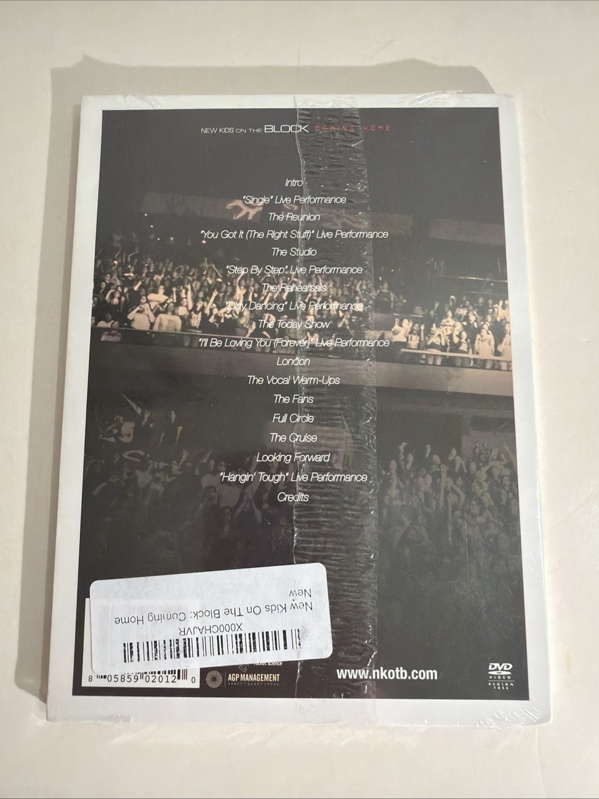 SEALED: New Kids On The Block Coming Home DVD Live Performances Reunion Tour