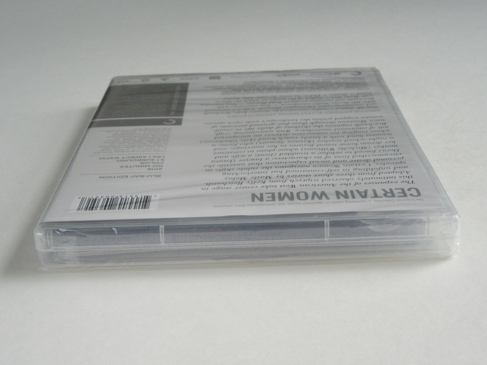 CERTAIN WOMEN (Blu-ray, Criterion Collection) Kelly Reichardt SIGNATURE STICKER!