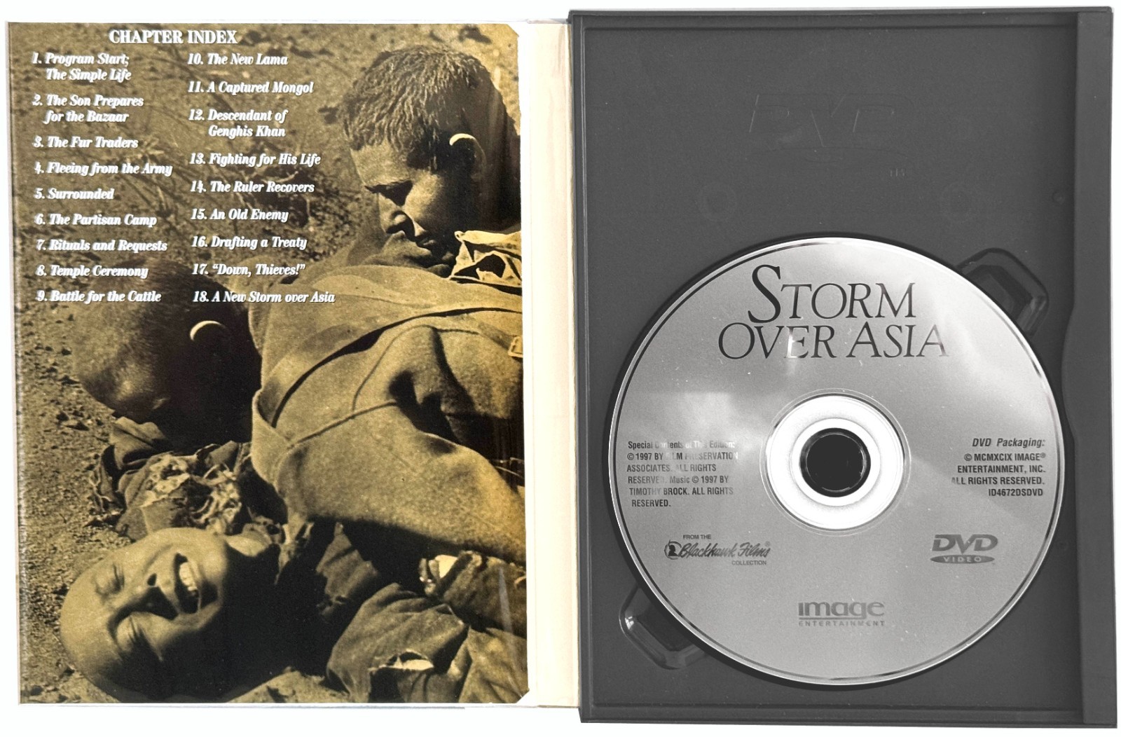 Storm Over Asia (DVD, 1928, Silent Film) Like New ! Aleksandr Chistyakov