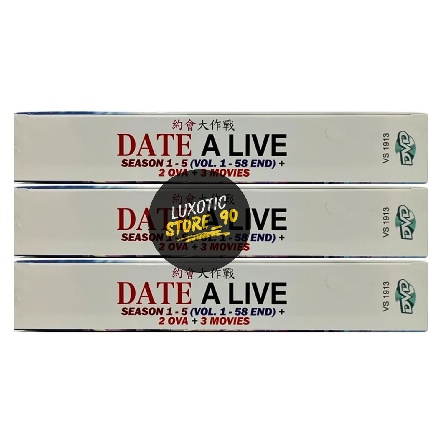 DVD Anime Date A Live TV Series Season 1-5 + 2 OVA + 3 Movies English Dubbed New