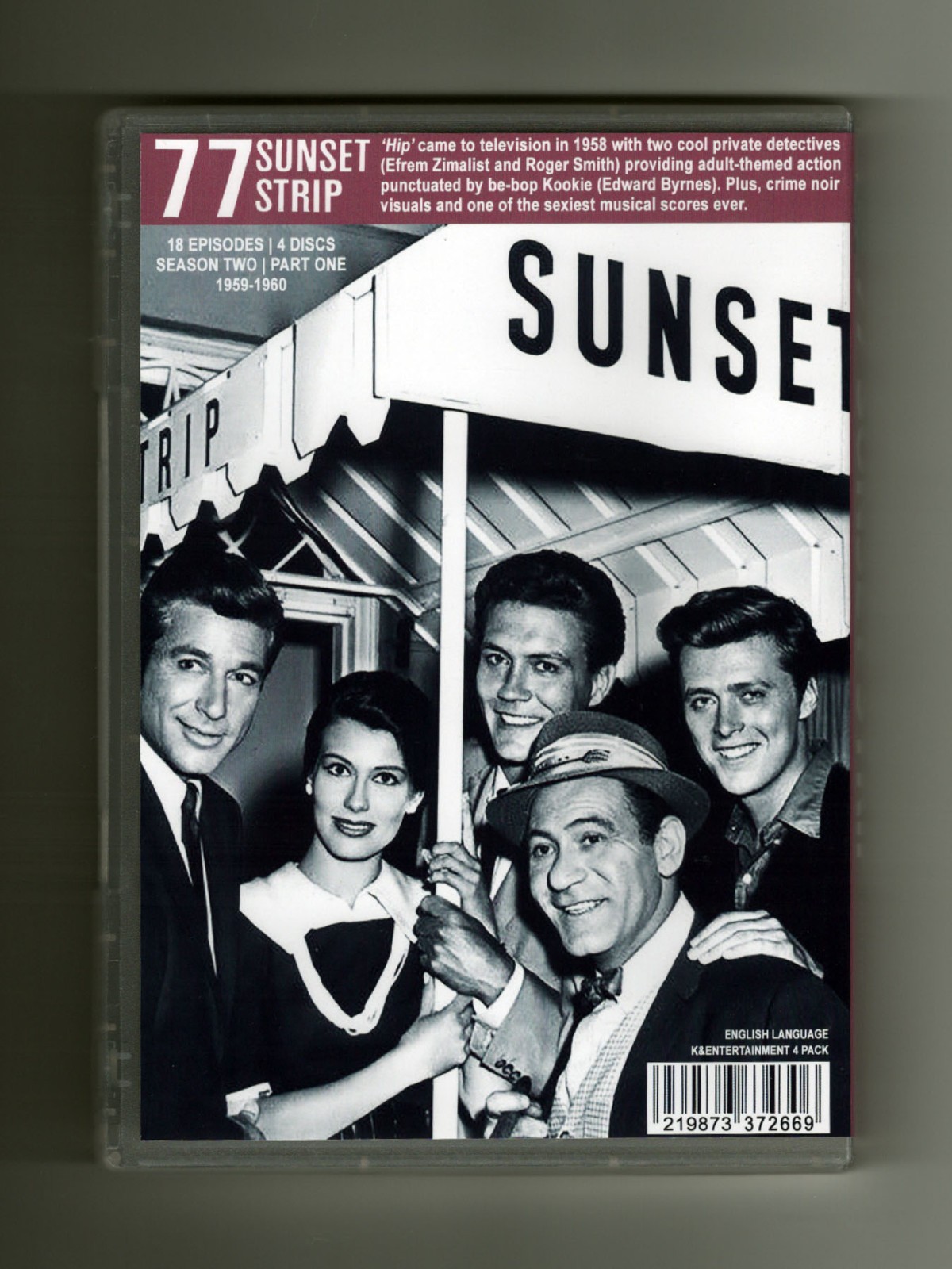 77 SUNSET STRIP (1959/60) Season 2 | Part 1 on 4 Extended Disc Set 18 Episodes