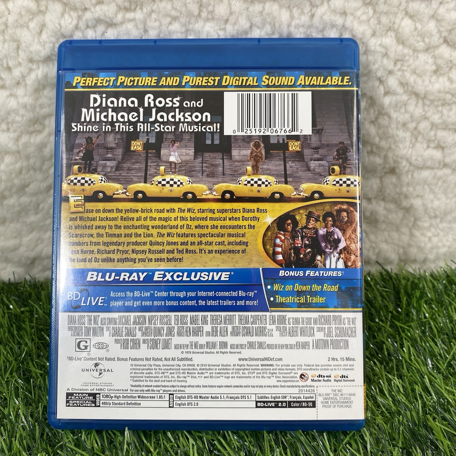 Michael Jackson The Wiz (Blu-ray, 1978) Diana Ross Quincy Jones Nipsey Russell