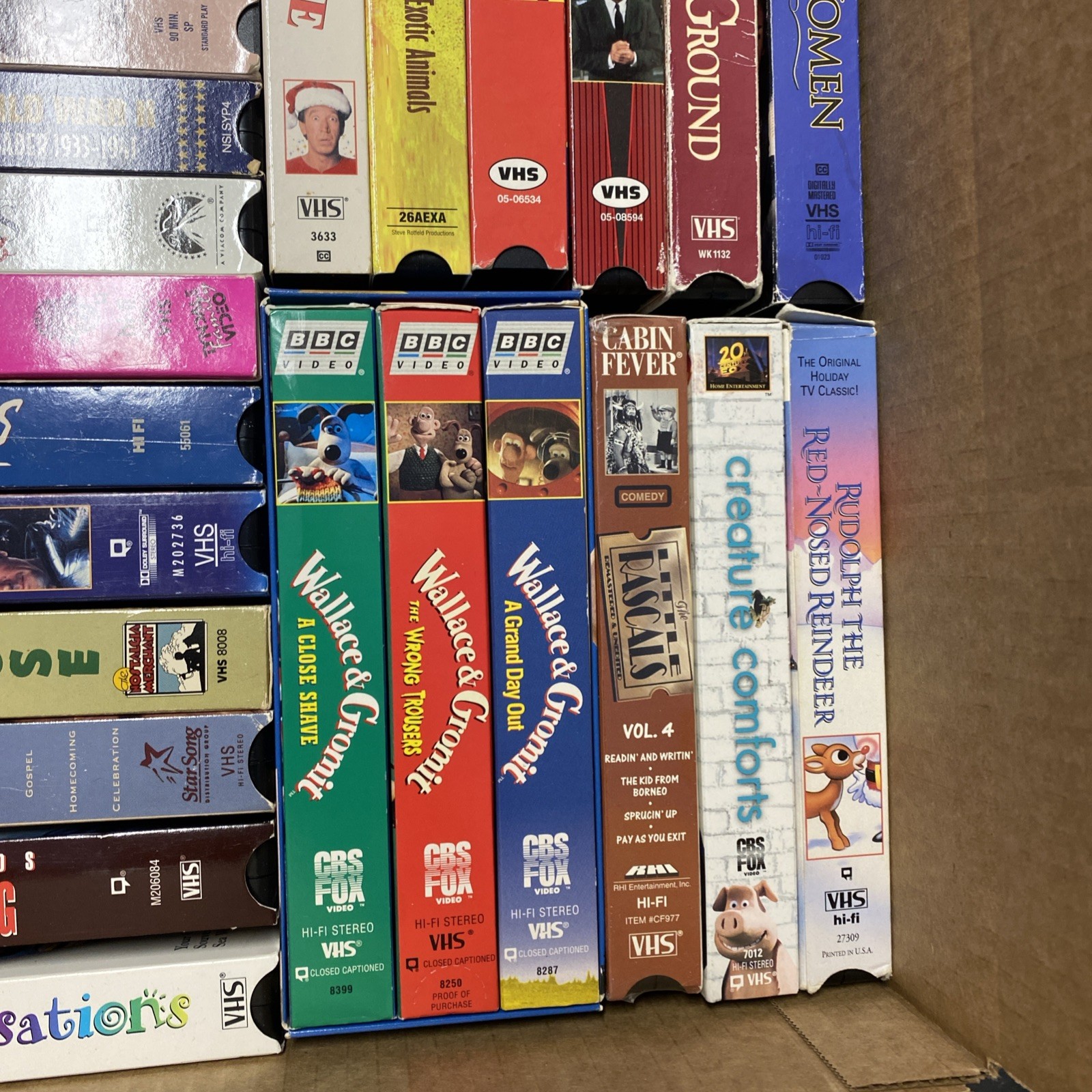 VHS Tapes Lot Of 30 Vintage Movies TV Mixed Bundle Tape Variety