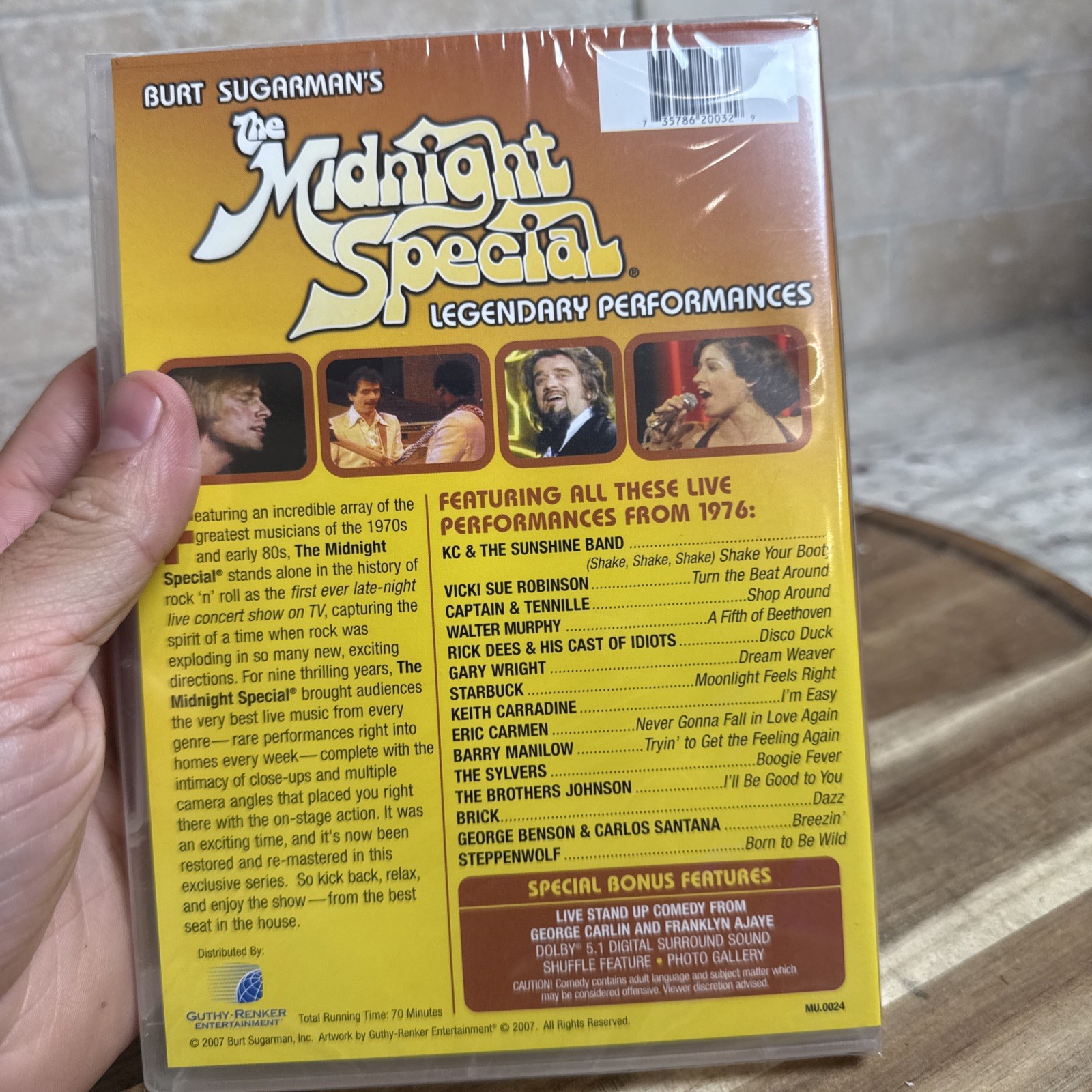 The Midnight Special: More 1976 (DVD) KC & the Sunshine Band SEALED