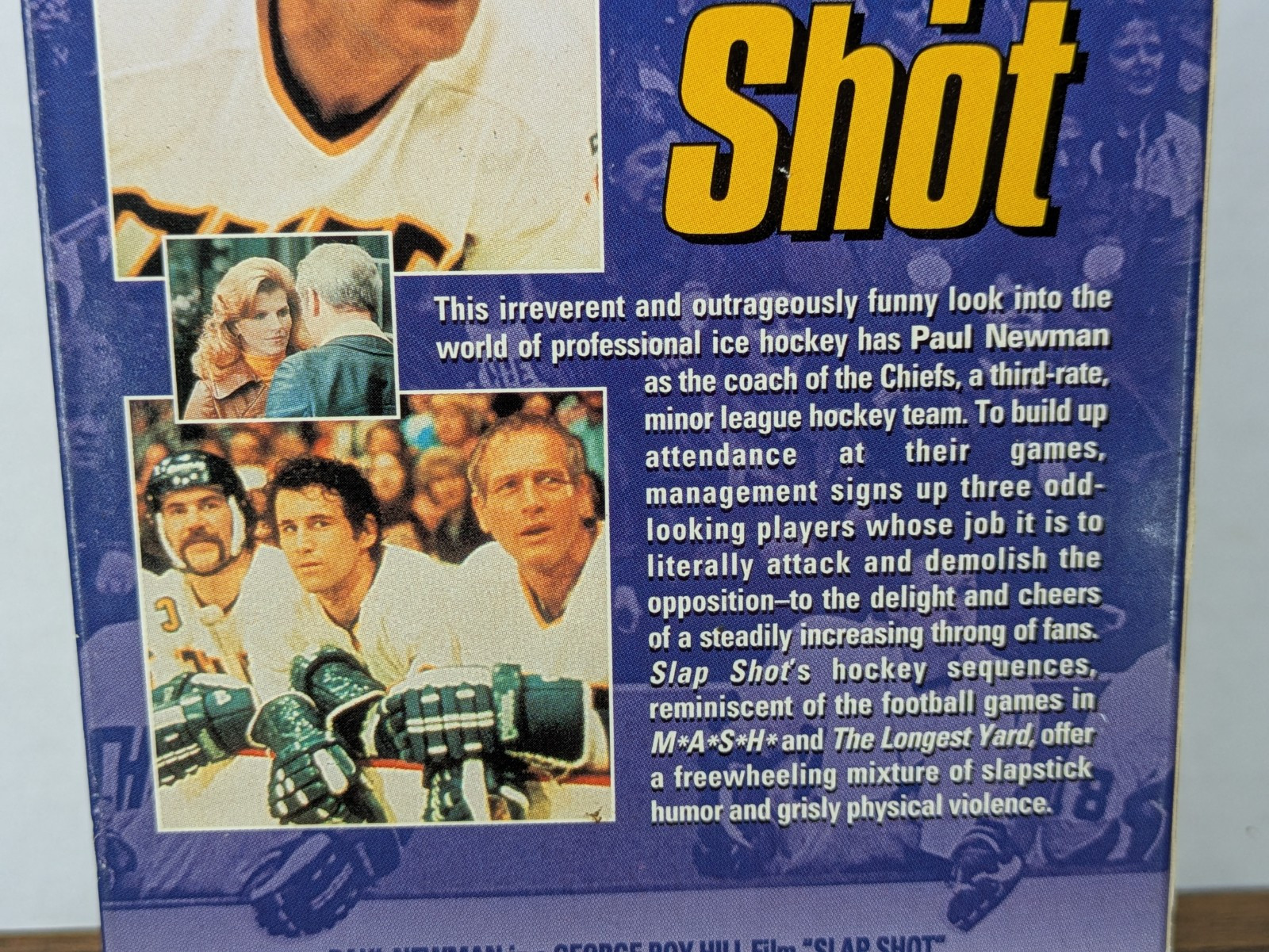 VHS Tape – 1996 Slap Shot, Paul Newman George Roy Hill