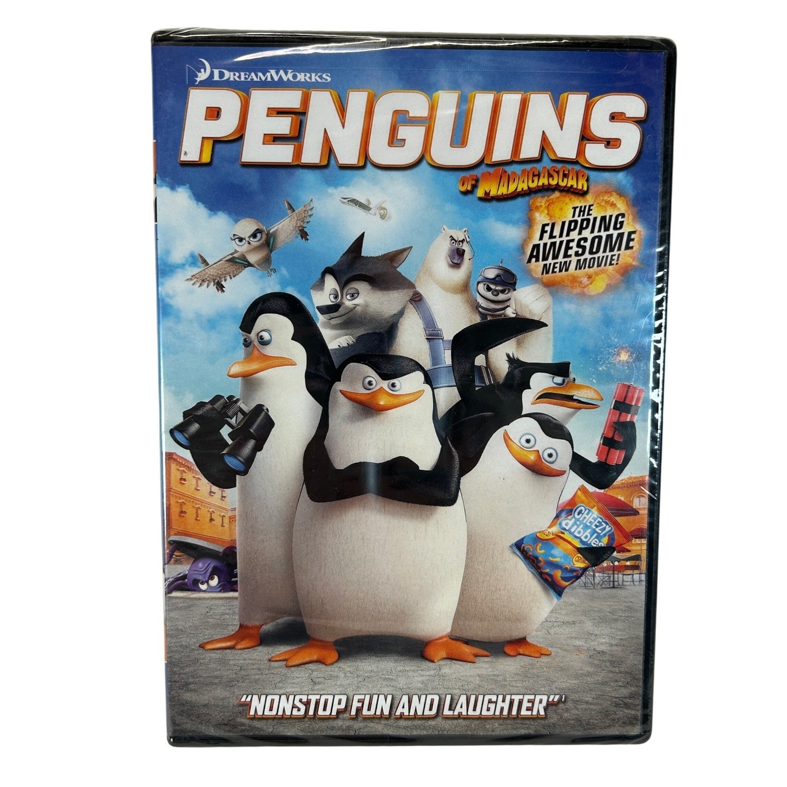 Penguins of Madagascar The Movie DVD 2014 DreamWorks Animation New Sealed PG