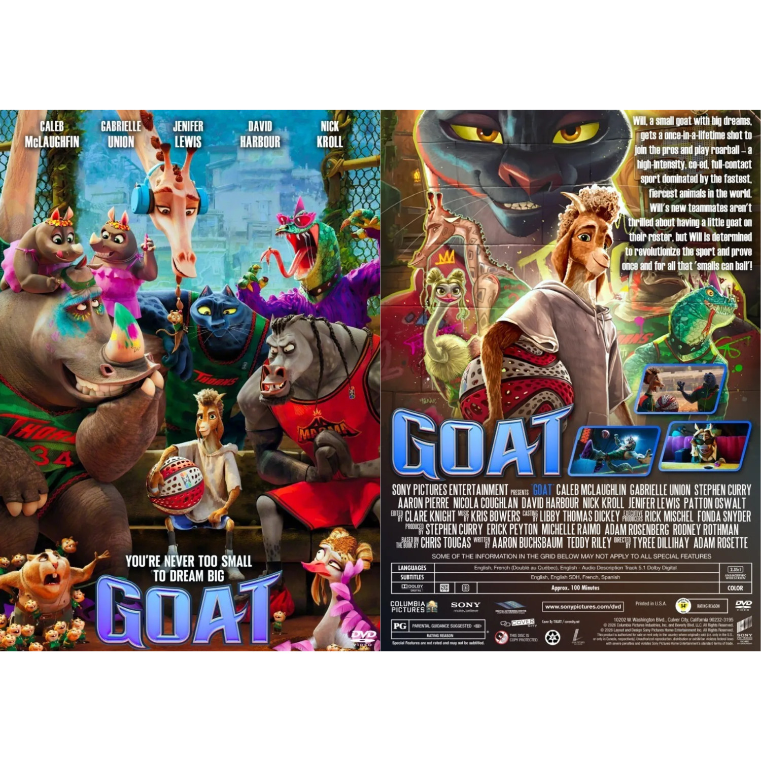 DVD Goat | Sports Animation Movie (2026) | All Region | English Audio & Subtitle