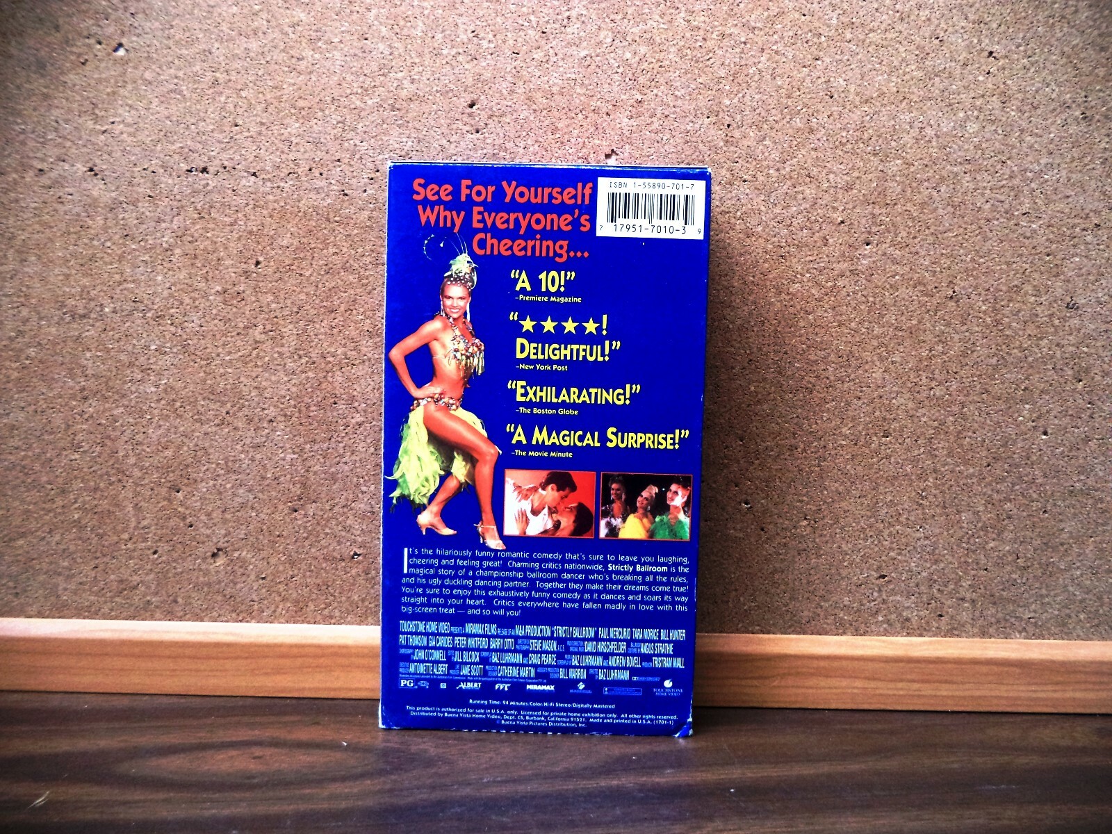STRICTLY BALLROOM (VHS 94) Paul Mercurio, Tara Morice, Bill Hunter, Pat Thomson
