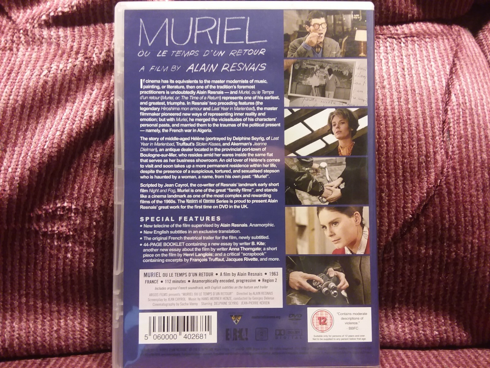 MURIEL (1963) – Classic French Film by Alain Resnais Masters of Cinema R2 DVD