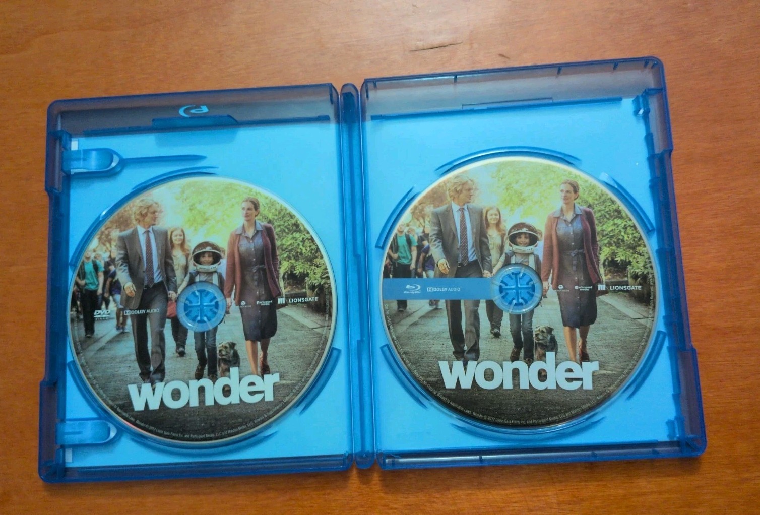 Wonder Blu-ray Julia Roberts Owen Wilson Jacob Tremblay Stephen Chbosky