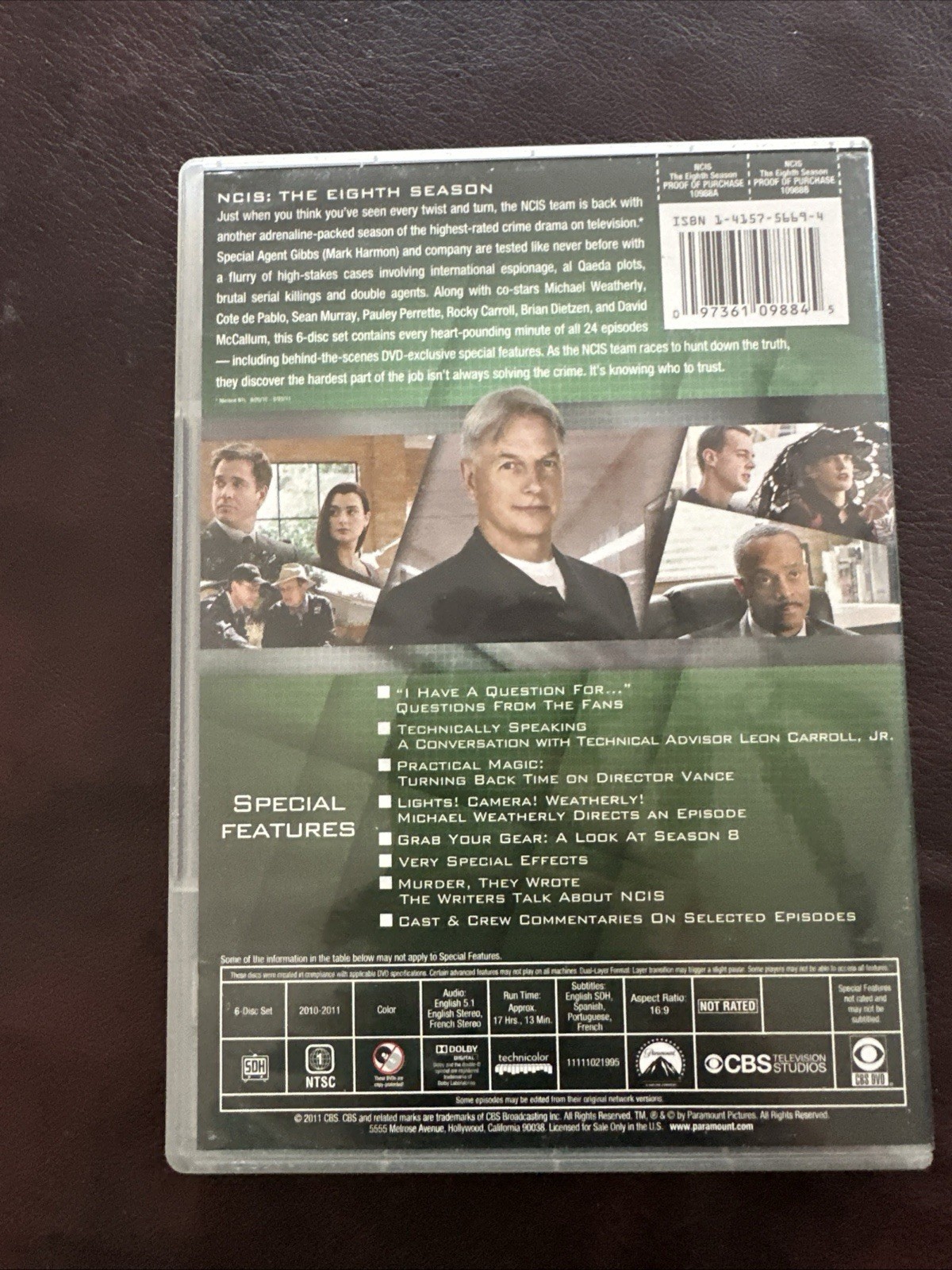 NCIS: Naval Criminal Investigative Service: the Eighth 8 Season (DVD, 2010)