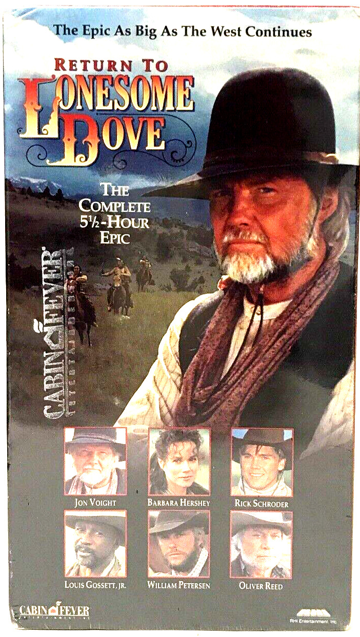Return to Lonesome Dove (VHS, 1993) The Complete 5 1/2 Hour New! Factory Sealed!