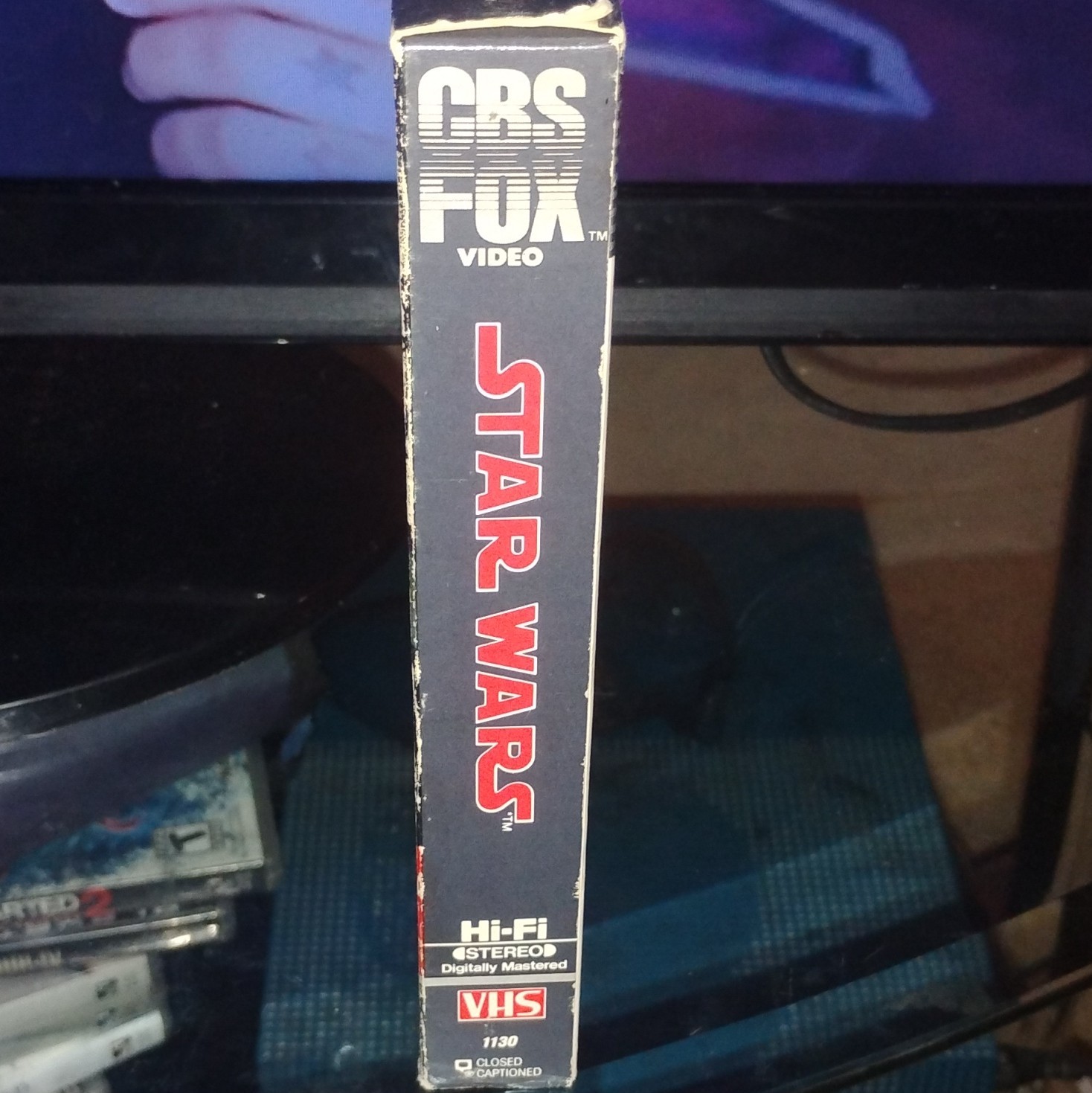 Original Star Wars VHS (1977), CBS/FOX Video, Hi-Fi Stereo Closed Captioned PG